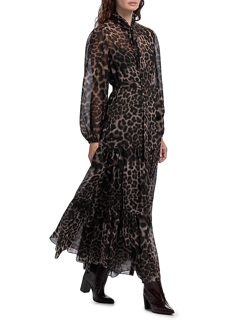 Baird Leopard-Print Maxi Dress
