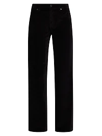 Ruby Stretch-Velvet Pants