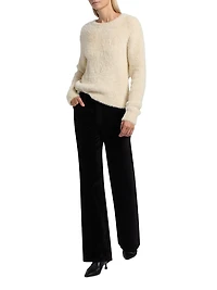 Ruby Stretch-Velvet Pants