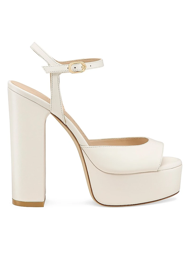 Dayna Boost 130MM Leather Platform Sandals