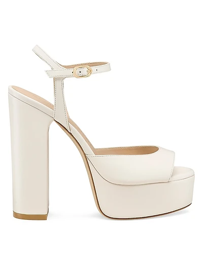 Dayna Boost 130MM Leather Platform Sandals