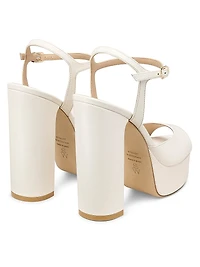 Dayna Boost 130MM Leather Platform Sandals