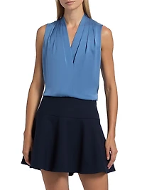 Mila Stretch-Silk Blouse