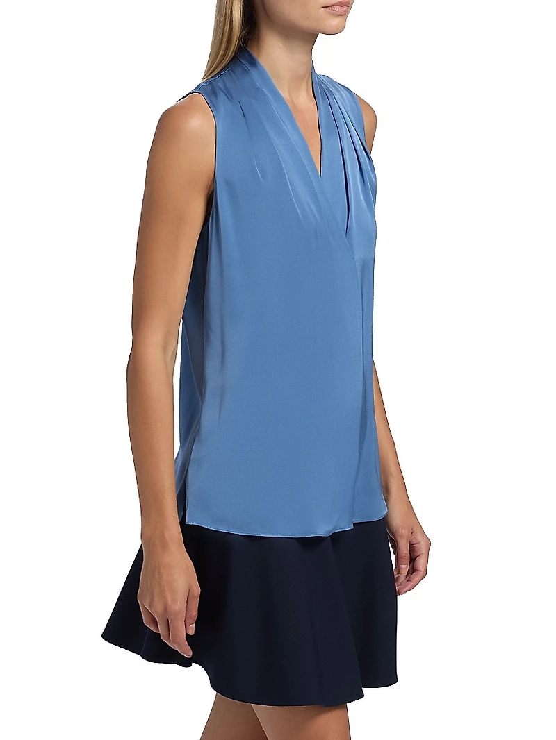Mila Stretch-Silk Blouse