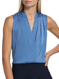 Mila Stretch-Silk Blouse