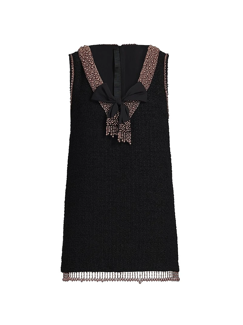 ONLY AT SAKS.Avital Embellished Tweed Minidress