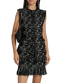 Mag Tweed Fringe Vest
