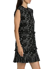 Mag Tweed Fringe Vest