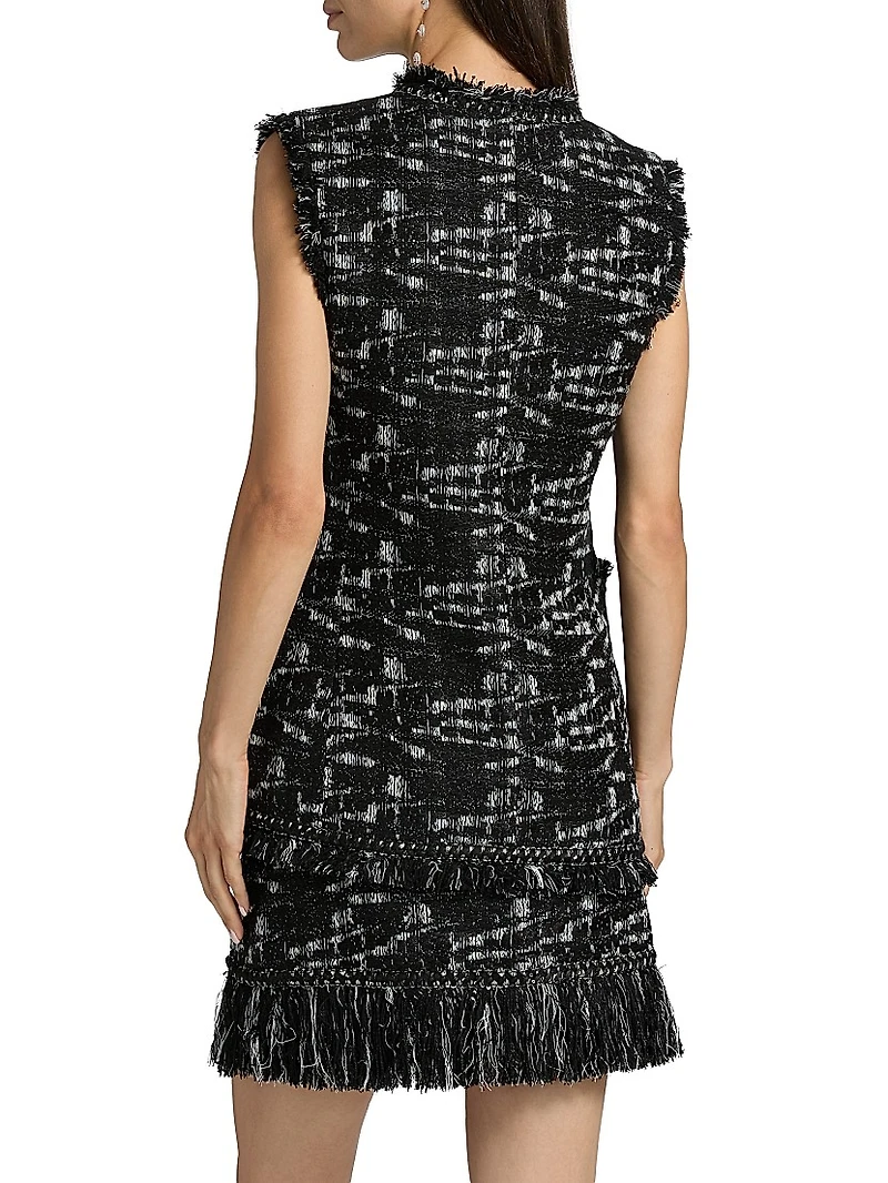 Mag Tweed Fringe Vest