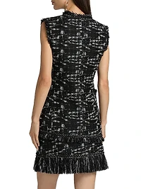 Mag Tweed Fringe Vest