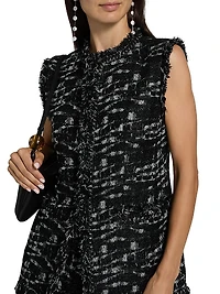 Mag Tweed Fringe Vest