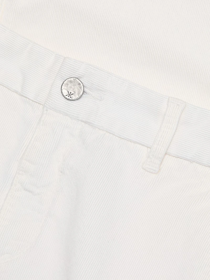 Hannah Cotton-Blend High-Rise Pants