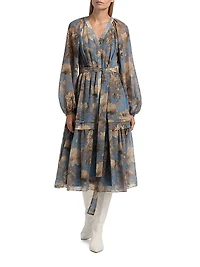 Belle Printed Midi-Dress