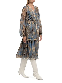 Belle Printed Midi-Dress