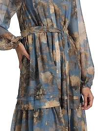 Belle Printed Midi-Dress