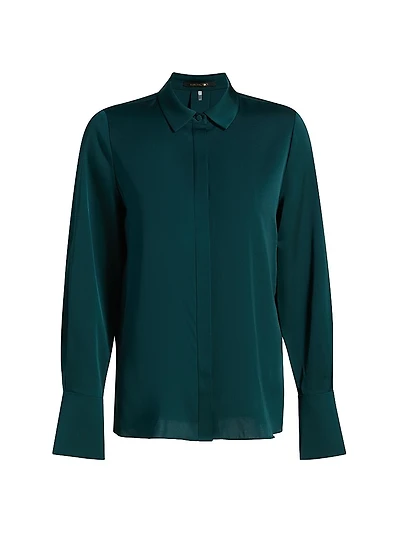 Larissa Stretch-Silk Blouse