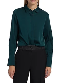 Larissa Stretch-Silk Blouse
