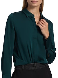 Larissa Stretch-Silk Blouse