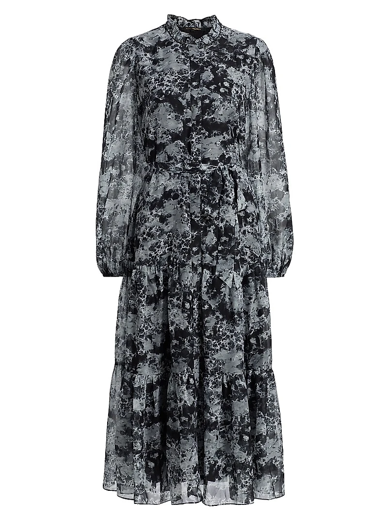 Judge Printed Midi-Dress