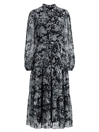 Judge Printed Midi-Dress