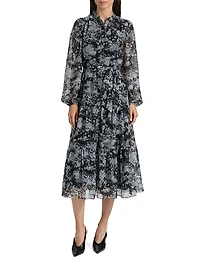 Judge Printed Midi-Dress