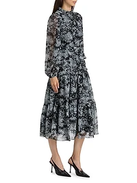 Judge Printed Midi-Dress