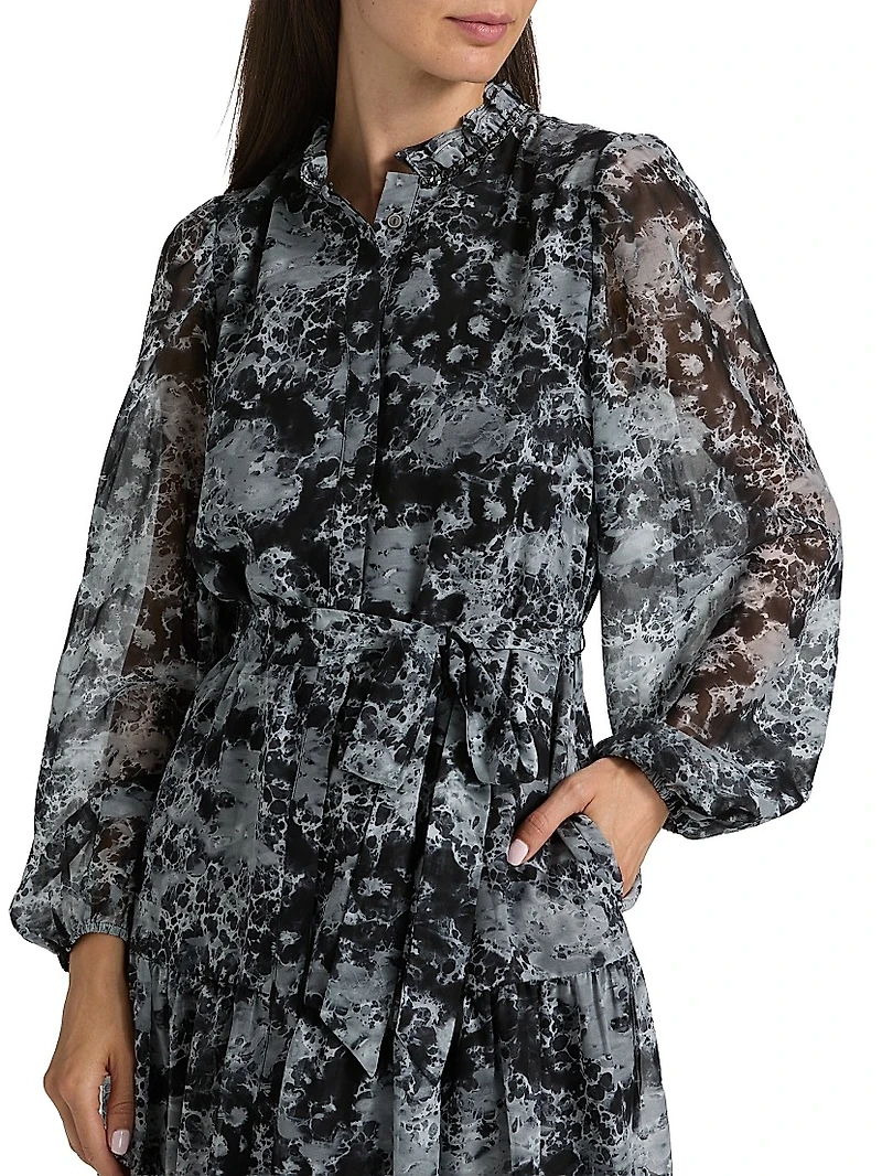 Judge Printed Midi-Dress