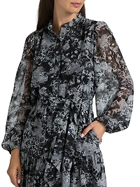 Judge Printed Midi-Dress