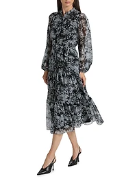 Judge Printed Midi-Dress