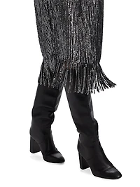 Raella Sequined Midi-Skirt