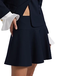 Kiernan Wool-Blend Miniskirt