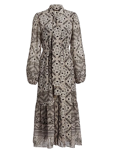 Flint Printed Midi-Dress