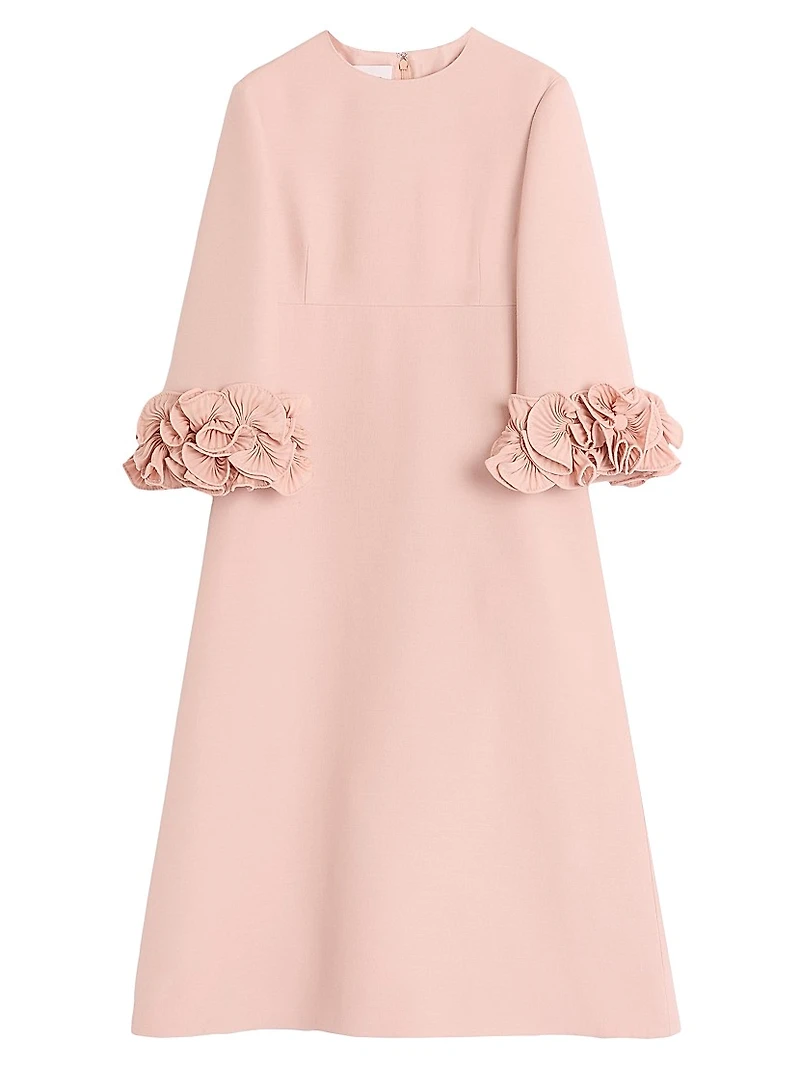 Crepe Couture Midi Dress