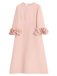 Crepe Couture Midi Dress