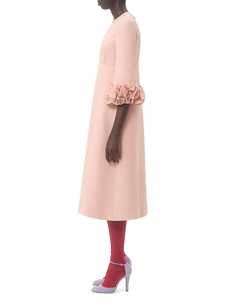 Crepe Couture Midi Dress