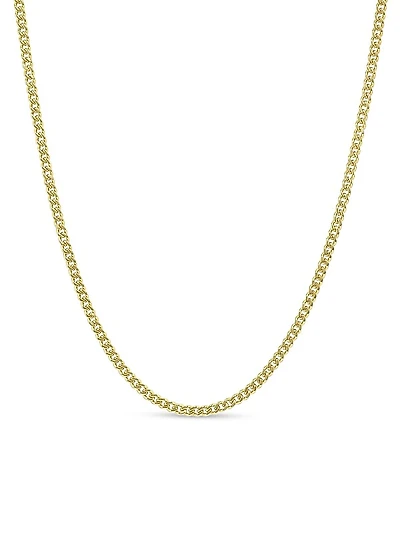 The Cuban Link Necklace Sterling Silver