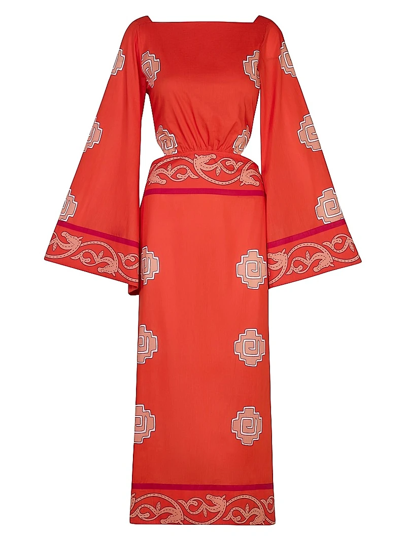 Underwater Sanctuary Ankle Dress