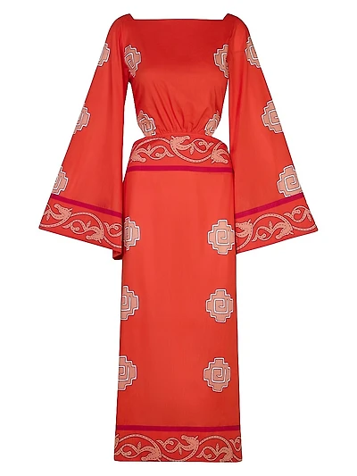 Underwater Sanctuary Ankle Dress