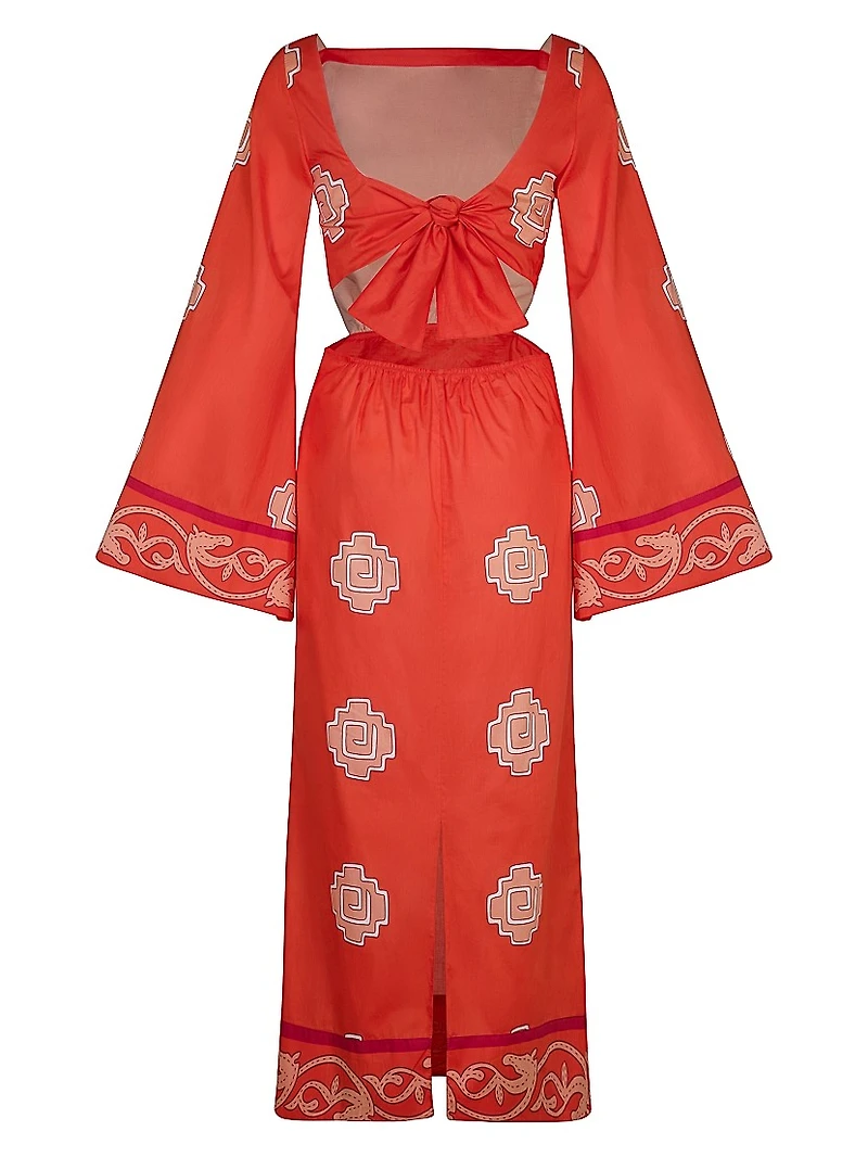 Underwater Sanctuary Ankle Dress