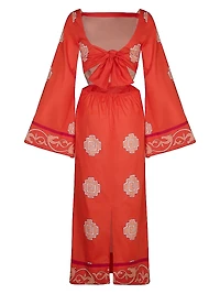 Underwater Sanctuary Ankle Dress