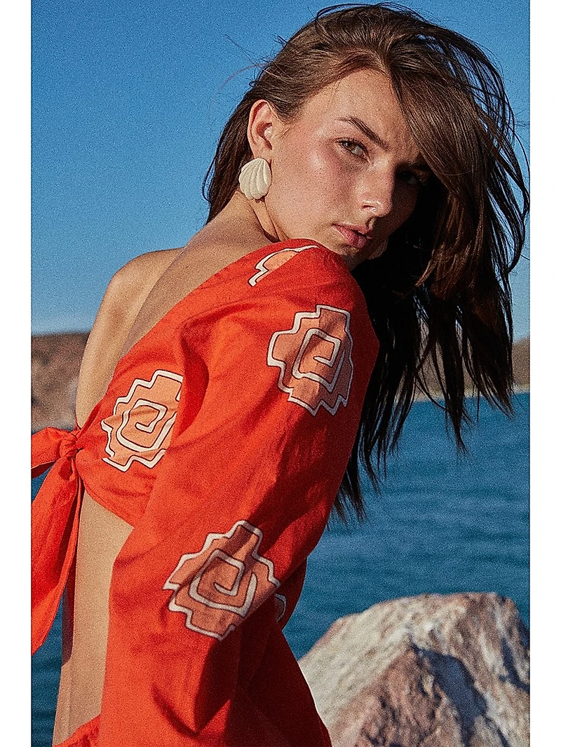 Underwater Sanctuary Ankle Dress