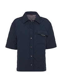 Water Resistant Techno Cotton Short Sleeve Outerwear Jacket