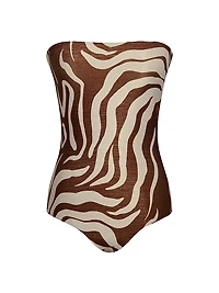 Alta Mar Strapless One-Piece Swimsuit