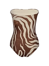 Alta Mar Strapless One-Piece Swimsuit