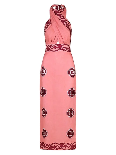 Energetic Patterns Ankle Dress