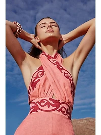 Energetic Patterns Ankle Dress