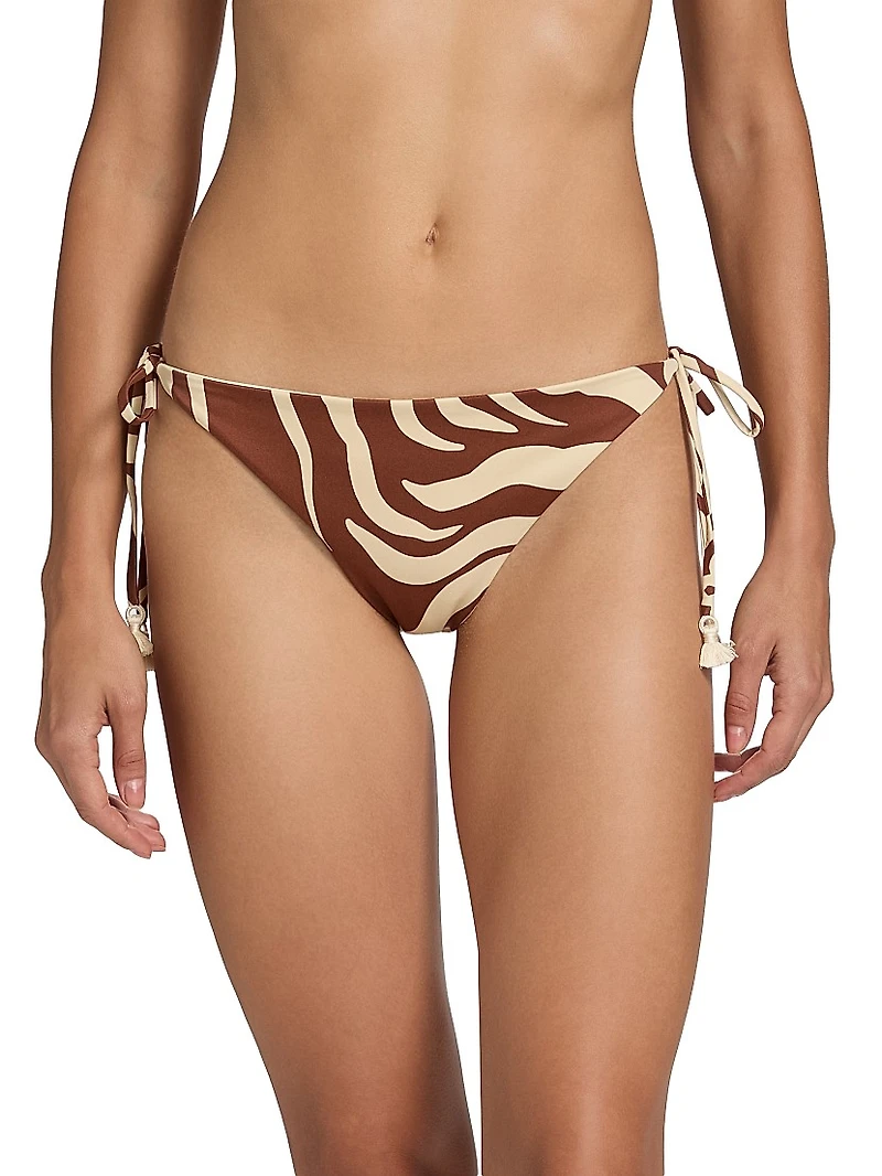La Paz Summer Vacation Sacred Zebra Bikini Bottom