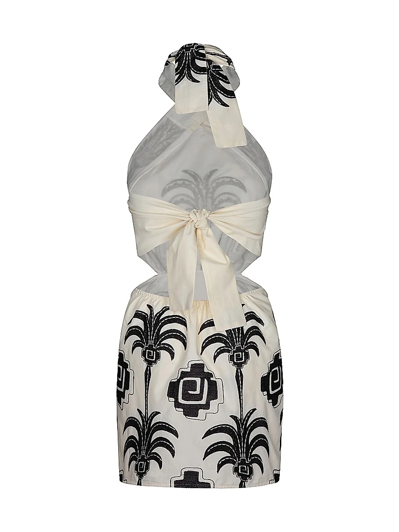 La Paz Pintaderas Halterneck Minidress