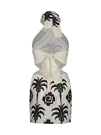 La Paz Pintaderas Halterneck Minidress