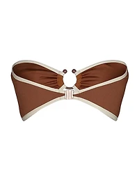 La Paz Seawaters Textured Bikini Top